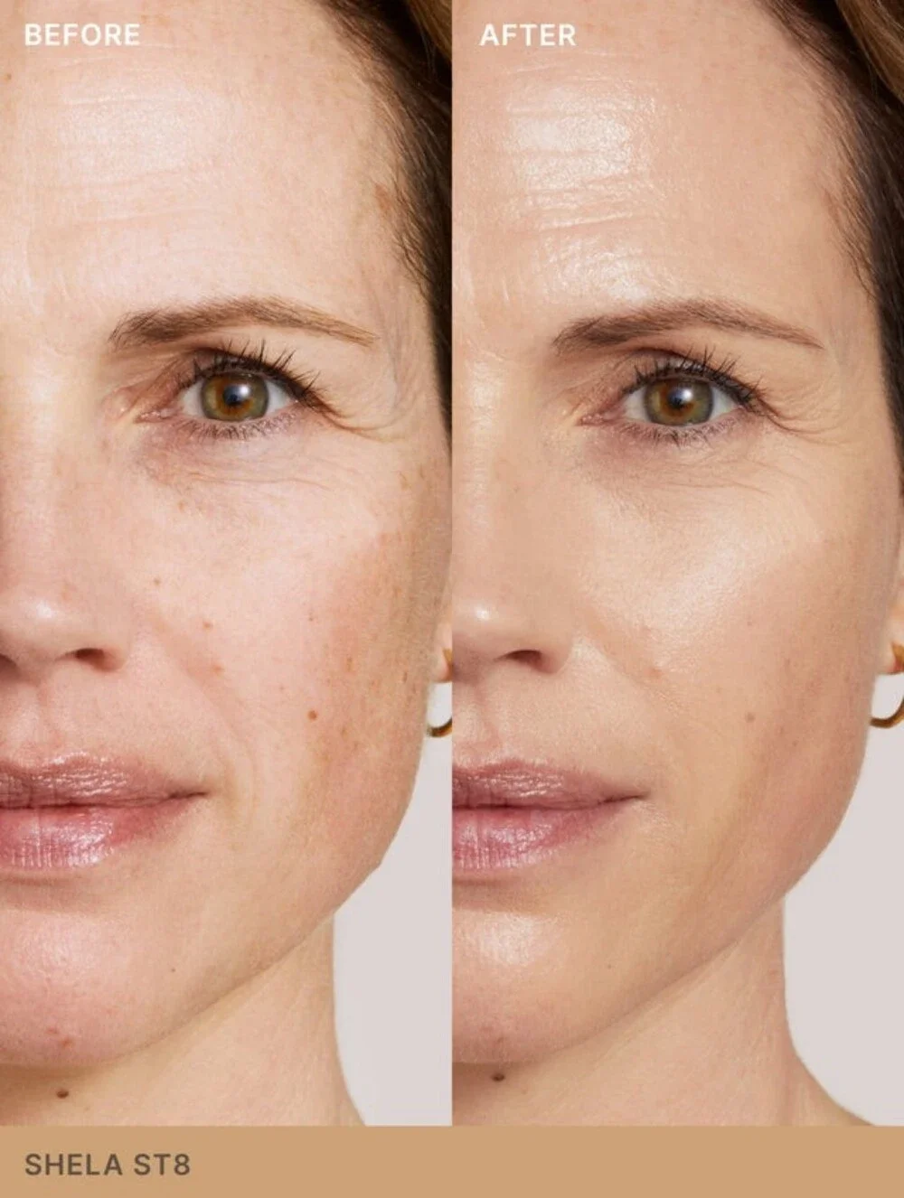 Super Serum Skin Tint Mineral SPF 40 Shela ST8 Hydrating Dewy Light/Med Coverage
